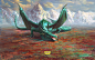 Mint Dragon, Antonio J. Manzanedo : Commissioned for Dragon Shield. Cheers