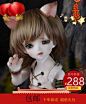 BJD/SD娃娃 Han & Asronn - Coyote Elves 1/6 牙疼狼 人偶 包邮