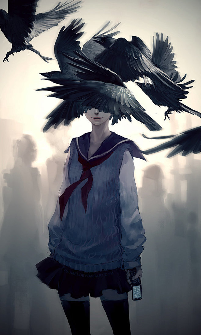 The Raven by yuumei