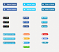 各种国外网站分享按钮下载_psd按钮素材下载 #素材#