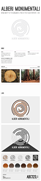 Alberi Monumentali / Monumental Trees Identity on the Behance Network