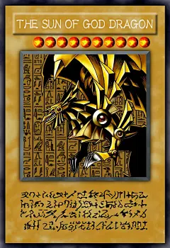 太阳神的翼神龙出自游戏王，三幻神之一，diy漫画版