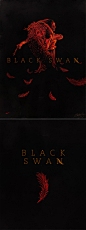 【设计/插画】巴西设计师Elder Lukas Doraciotto对电影《Black Swan》（黑天鹅）的海报再设计，作品站点：http://t.cn/Sh7VNU。