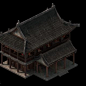 古代场景建筑阁楼—有材质贴图