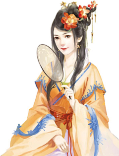 一只想做锦鲤的芋采集到免抠古风人物素材