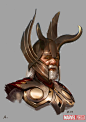 Odin concept art by Ryan Meinerding, from the Art of Thor