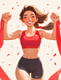 xiaojiang0609_An_asian_woman_with_professional_red_sports_outfi_8695a8f2-a9ab-4394-8ee1-1ce90a4b0260