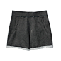 B010710 - BABYGHOST 独立设计师品牌 独特合体 翻边 针织短裤
