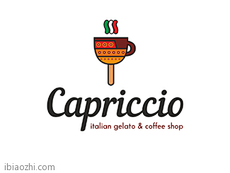 Capriccio意式咖啡冰淇淋标志LO...