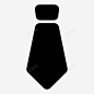 领带商务办公室领带图标 页面网页 平面电商 创意素材