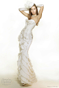 oksana mukha 2011 wedding dresses - Blanche strapless mermaid gown with ruffles