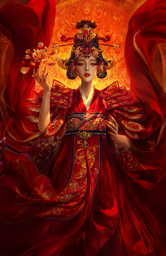 插画师大葱君的作品