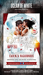 Ocean of White Party Flyer - GraphicRiver Item for Sale