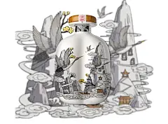 白酒-插画包装设计-古田路9号-品牌创意/版权保护平台