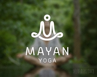 Mayan Yoga瑜伽会所logo设计