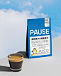 【PAUSE暂停】咖啡品牌设计-古田路9号-品牌创意/版权保护平台