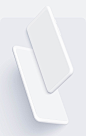 超全苹果系列手机平板电脑白模网页APP设计提案UI贴图样机模板 Clay Mockups