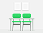 Dining room : Working in some illustrations for an app to help people decorate their houses.