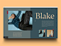 Blake ux ui invitation invite invites animated transition animation gif motion landing page fashion