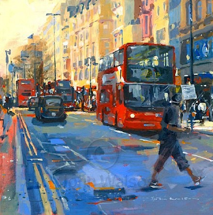 John Walsom 英国当代水彩画家...