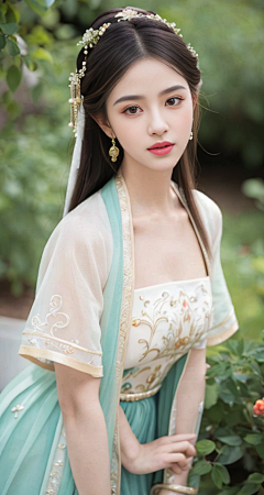 付灵采集到美女