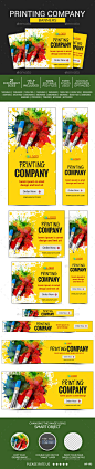 Printing Company Banners - Banners & Ads Web Elements