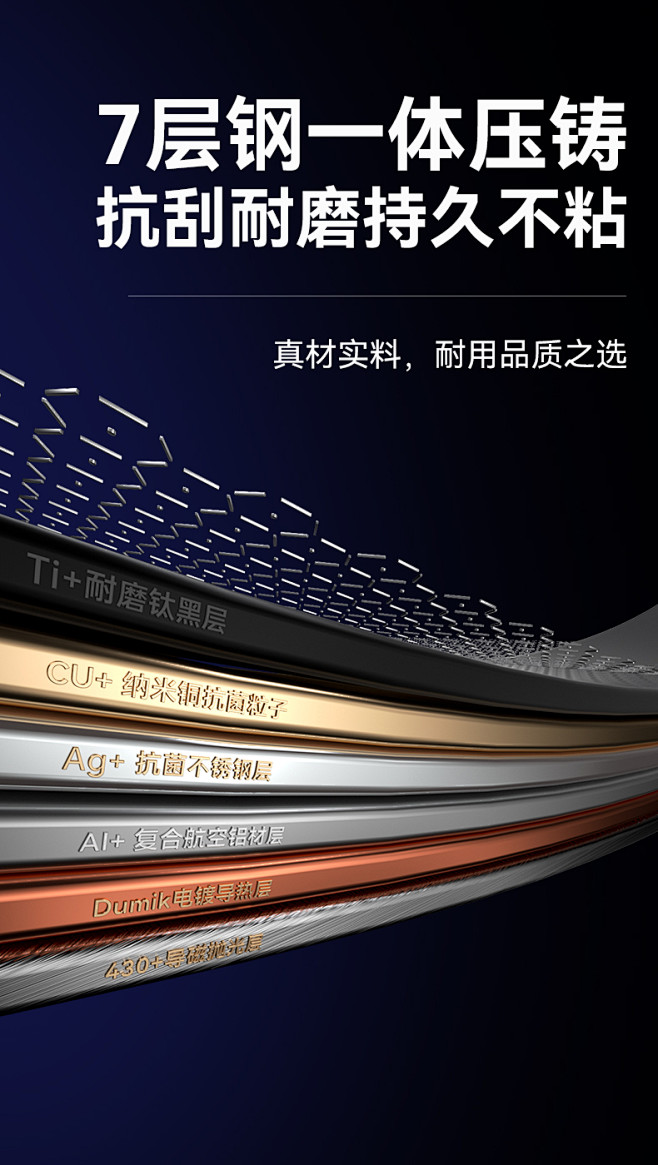 不锈钢炒锅平底不粘锅家用燃气灶适用电磁炉...