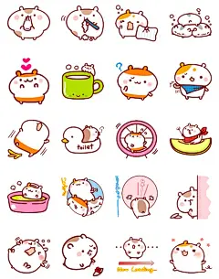 【资源】【9.26更新】从line上CUT下来的一些表情图