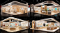 展览 Exhibition  Stand booth Exhibition Design  3D ai midjourney Ai Art