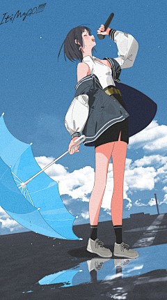 昼月月采集到女孩