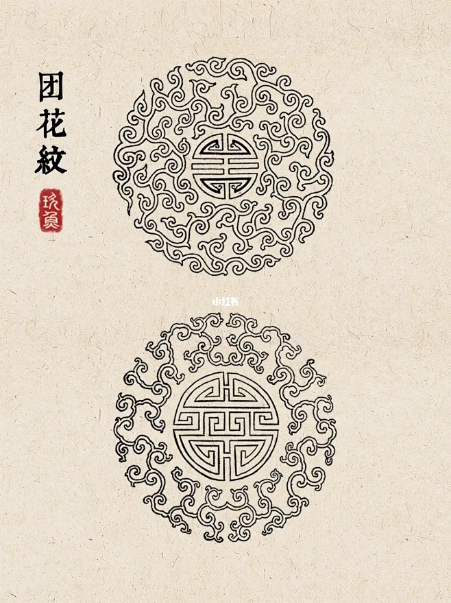 纹样美学｜团花纹