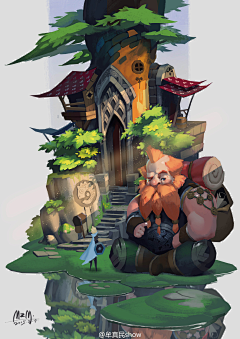 小山ann采集到场景卡通