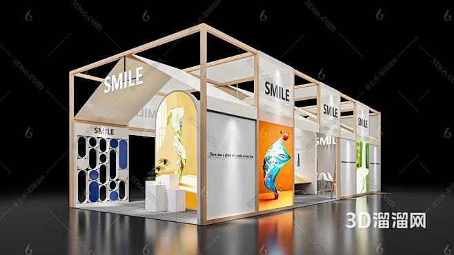 纺织服装面料展3D模型