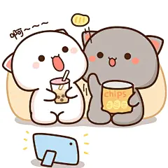蜜桃猫 头像 表情包 卡通