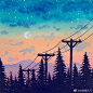 水彩梦幻天空 | ins：kristin.mckeever.art ​​​​
