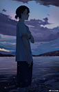 #夏日重现#
这几天刚看完动画，摸一张 ​​​​