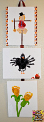 Fall Harvest Footprint Craft: 