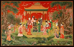 AI绘画_Prompts_wrwe_bright_color._A_antique_china_painting_shown_a_king_and_qu_db1b3525-6475-41a5-a7c8-3462a2908bf2_xpanx.com