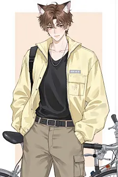 F.1_XWA_甜盐象限_少年手绘感线条漫画帅哥小说推文男主-LoRA-曦邬桉-LiblibAI
