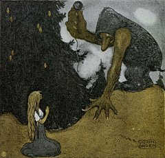 乙的私人收藏采集到【艺术家】John Bauer-北欧神话艺术