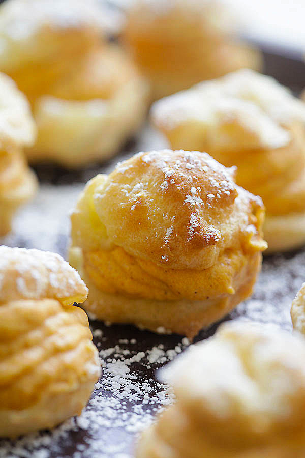 Pumpkin Cream Puffs ...