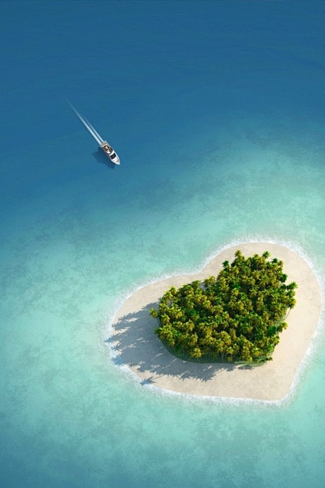 The island of love!!...