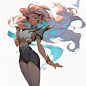 “来自大海的魔女”midjourney｜niji5直出 (2)