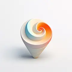 Midjourney_Prompts__kyle239661_A_softice_in_a_cone_3D_logo_very_cute_shape_miniatur_ef36b9b8-a9fe-4757-85d0-cfcff9efb040_xpanx