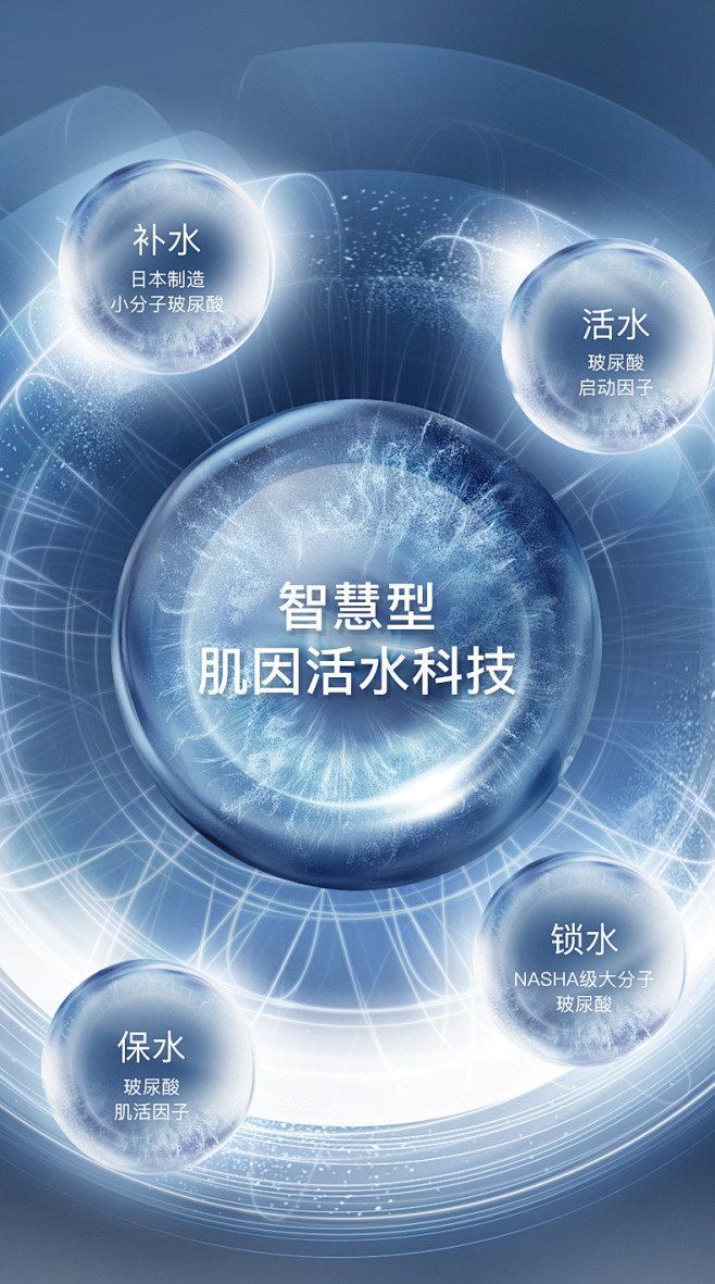 DR.WU达尔肤玻尿酸保湿精华化妆水 补...