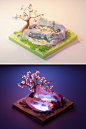 梦寐以求的房子！超赞的3D等距插画