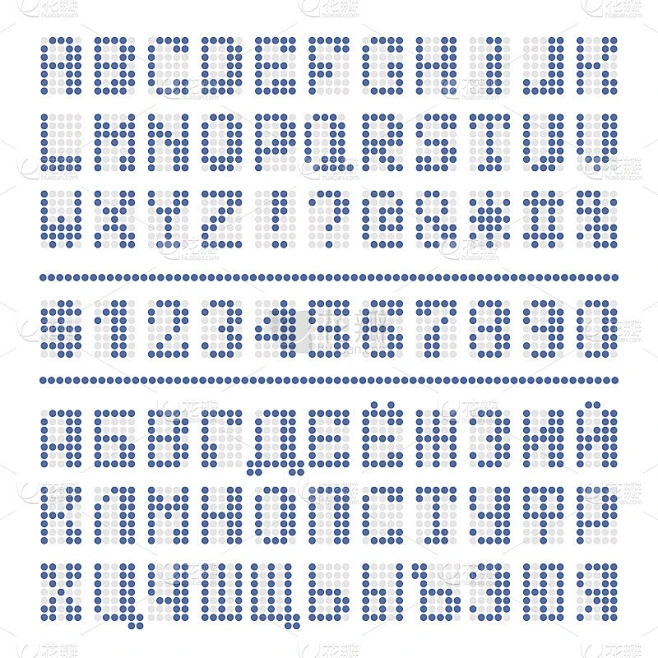 虚线字体、字母、数字和数字素材-花瓣网