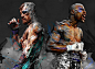 Mayweather Vs McGregor : My painting for a big event, the Fight between Floyd Mayweather (Boxing) and Conor MacGregor (MMA)