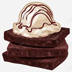 巧克力夹心糕点 平面电商 创意素材