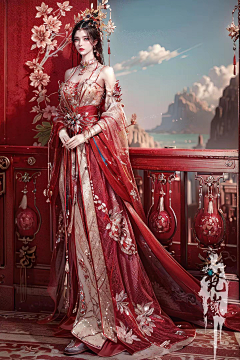-画心-采集到婚服 嫁衣